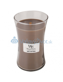 WoodWick oválná váza Sand driftwood 609,5g