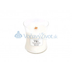 WoodWick oválná váza White Teak 275g