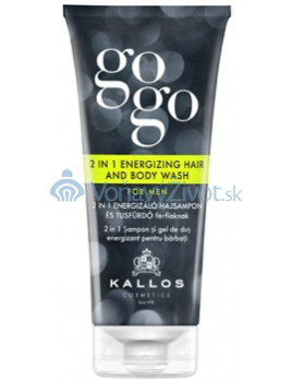 Kallos Gogo 2in1 Energizing Hair And Body Wash For Men 200ml