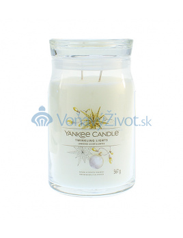 Yankee Candle Twinkling Lights signature svíčka velká 567 g