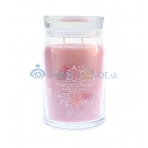 Yankee Candle Snowflake Kisses votivní svíčka ve skle 3 x 37 g