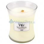 WoodWick oválná váza Linen 275g