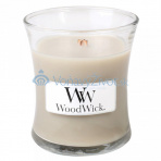 WoodWick oválná váza Wood smoke 85g