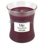 WoodWick oválná váza Black cherry 275g