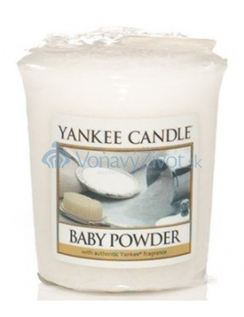 Yankee Candle votivní svíčka 49g Baby Powder