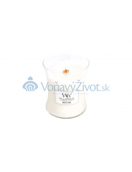 WoodWick oválná váza White Teak 275g