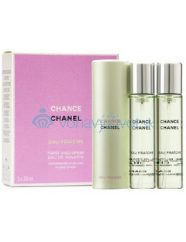 Chanel Chance Eau Fraiche Twist and Spray Purse Spray W EDT 3x20ml