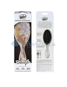 Wet Brush Original Detangler Metallic Marble kartáč na vlasy Bronze