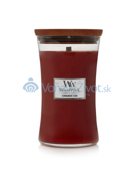 WoodWick Cinnamon Chai vonná svíčka s dřevěným knotem 609,5 g