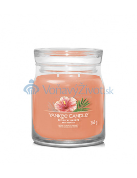 Yankee Candle Tropical Breeze signature svíčka střední 368 g