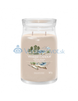 Yankee Candle Seaside Woods signature svíčka velká 567 g