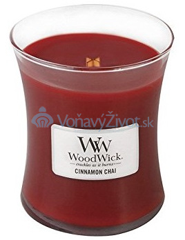 WoodWick oválná váza Cinnamon Chai 275g