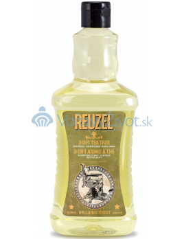 REUZEL 3-in-1 Tea Tree Shampoo-Conditioner-Body Wash 33.81oz/1000ml