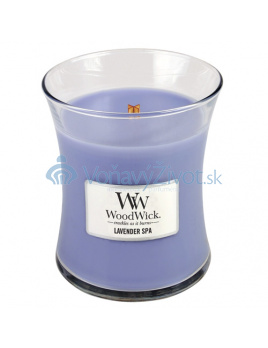 WoodWick oválná váza Lavender spa 275g