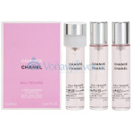 Chanel Chance Eau Tendre Twist And Spray 3 Refills W EDT 3x20ml