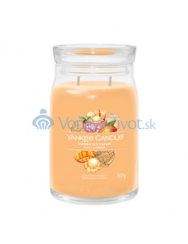 Yankee Candle Mango Ice Cream vonná svíčka 104 g