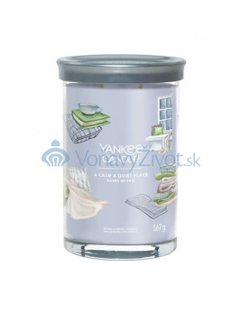 Yankee Candle A Calm & Quiet Place signature svíčka velká 567 g