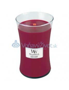 WoodWick dekorativní váza Black Cherry 609,5g