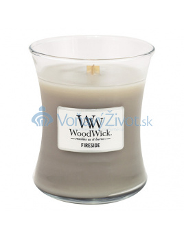 WoodWick oválná váza Fireside 275g