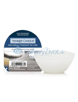 Yankee Candle vonný vosk do aromalampy Baby Powder 22g