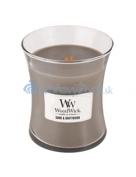 WoodWick oval vase
 Sand & Driftwood 275g