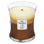 WoodWick Trilogy Vanilla Bean, Caramel, Biscotti 275g