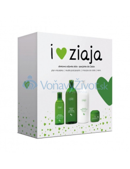 Ziaja Natural Olive dárková sada (sprchový gél 500ml + tělové mlieko 400ml + denní pleťová péče 50ml + micelární voda 200ml)