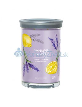 Yankee Candle Lemon Lavender signature svíčka střední 368 g