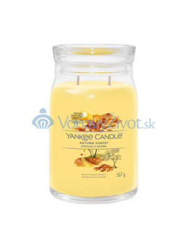 Yankee Candle Autumn Sunset signature svíčka velká 567 g