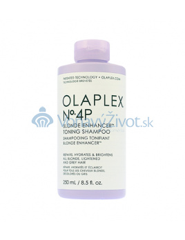 Olaplex N°4P Blonde Enhancer tónovací šampon pro blond, zesvětlené a šedivé vlasy 250 ml